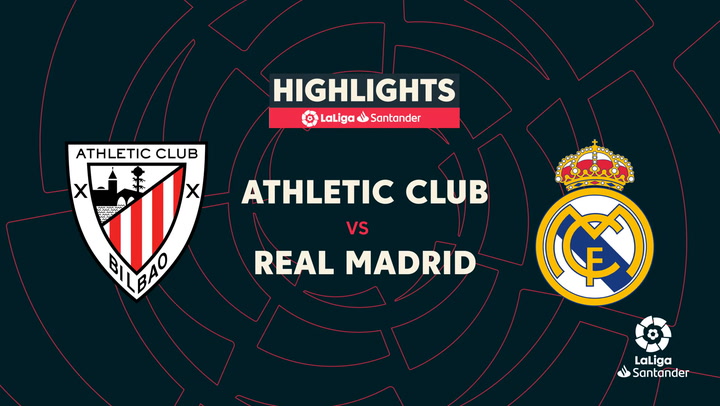 LaLiga Santander (J18): resumen y goles del Athletic 0-2 Real Madrid