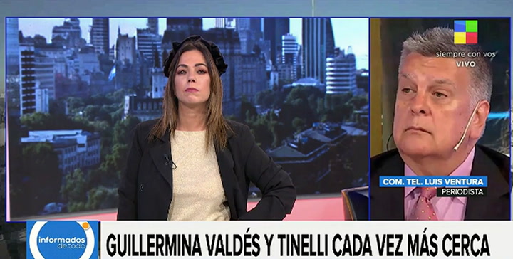 Luis Ventura habla del reencuentro entre Tinelli y Valdes