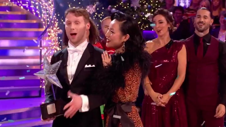 Jamie Borthwick and Nancy Xu crowned winners of Strictly’s 2023 Christmas special