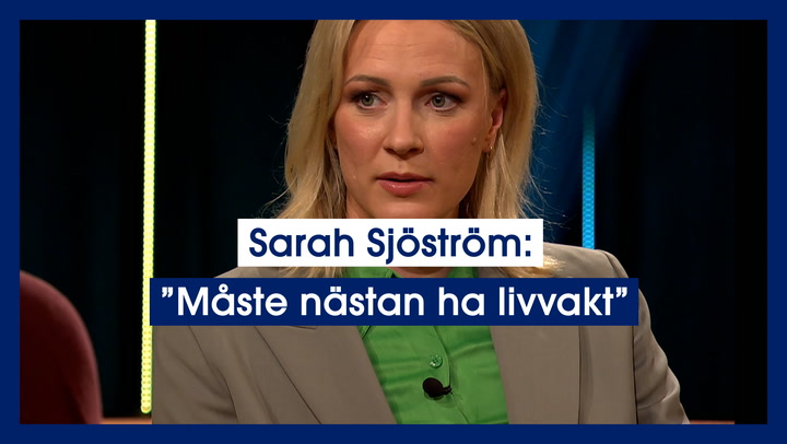 Sarah Sjöström: ”Måste nästan ha livvakt”