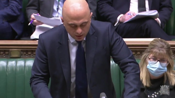 Health secretary Sajid Javid ‘cautiously optimistic’ that UK’s restrictions will ease next week