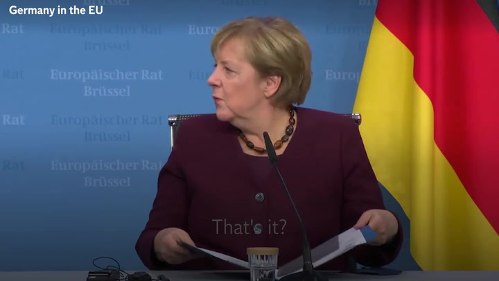Angela Merkel wraps up final EU summit