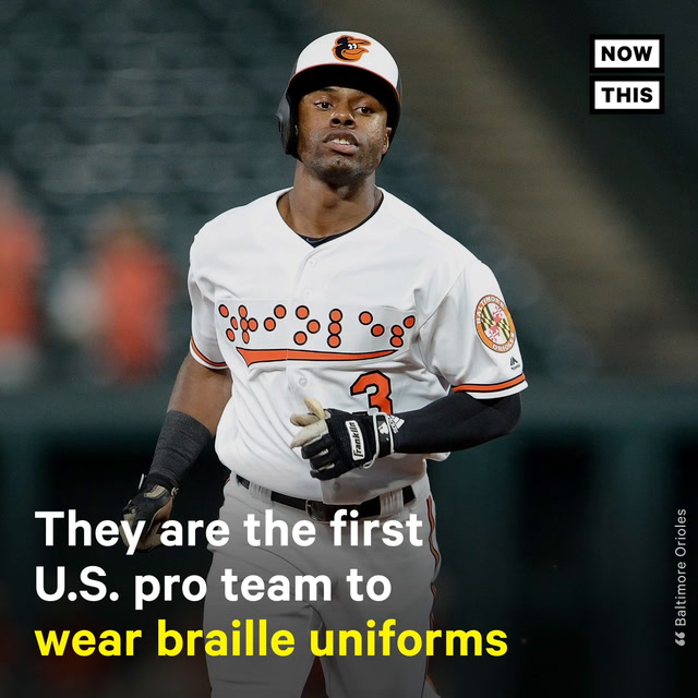 Baltimore Orioles Wore Braille Uniforms - Videos - NowThis