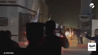 Momento en que la Cruz Roja entra en Egipto con rehenes israelíes y tailandeses