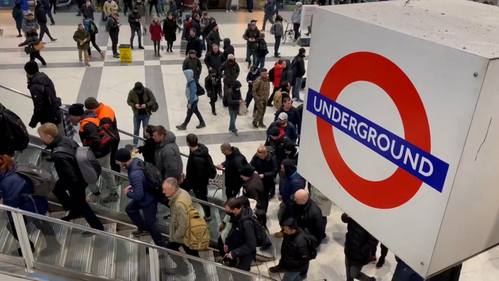 Commuters face chaos amid London tube strikes