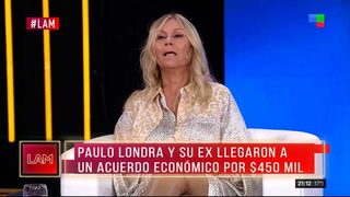 La molestia de Ana Rosenfeld en LAM cuando De Brito contó  detalles del acuerdo económico entre Paulo Londra y Rocío Moreno, su clienta