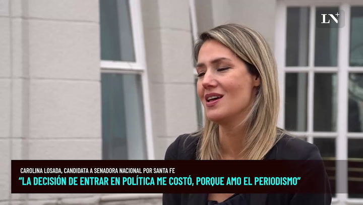 Carolina Losada “La decisión de entrar en política me costó, porque amo el periodismo”