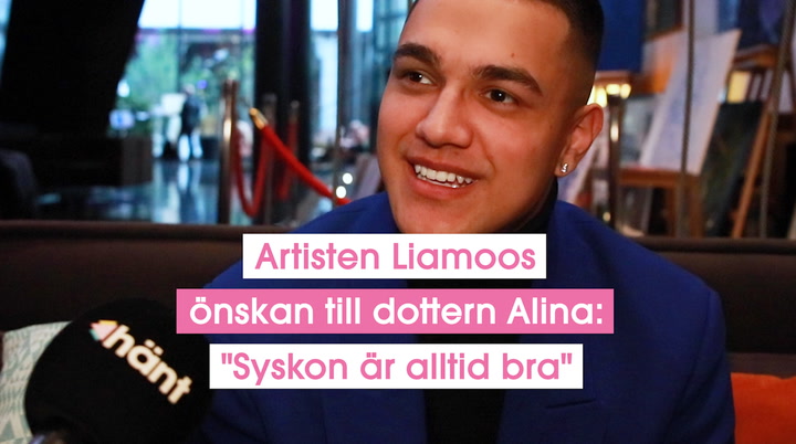 Artisten Liamoos önskan till dottern Alina: "Syskon är alltid bra"