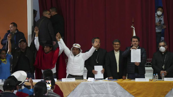 Ecuador: Acuerdo entre el gobierno y manifestantes pone fin a 18 días de protestas