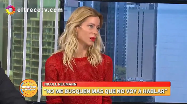 Nicole Neumann no quiere hablar más sobre el bozal legal que le impuso a su ex - Fuente: eltrece