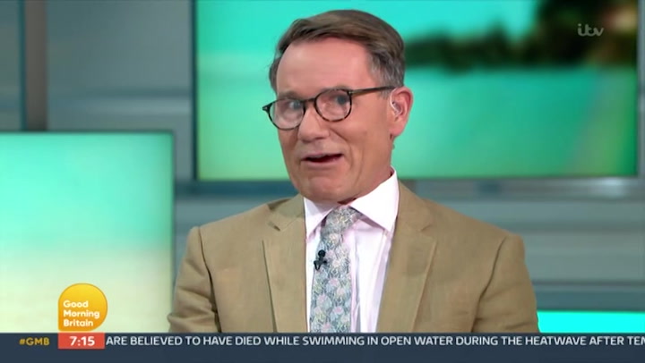 Watch MALE Good Morning Britain presenter in excruciating pain as