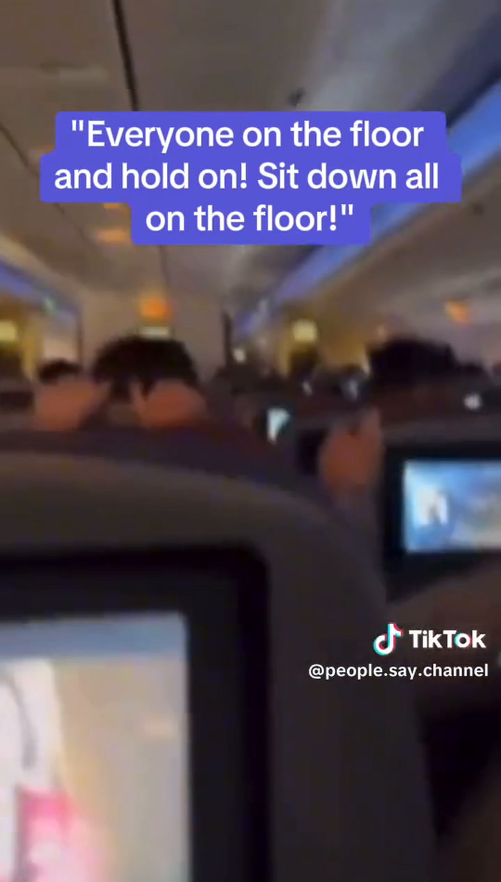 Pánico en el avión: el momento en que una turbulencia hizo gritar  los pasajeros