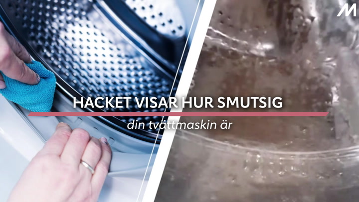 VIDEO: Hacket som visar hur smutsig din ”rena” tvättmaskin egentligen är