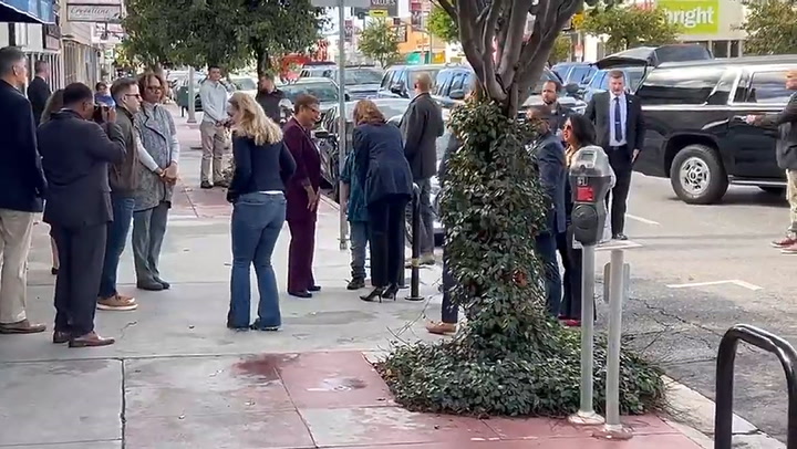 Kamala Harris se detuvo en un restaurante de Los Ángeles el día de las elecciones de medio término