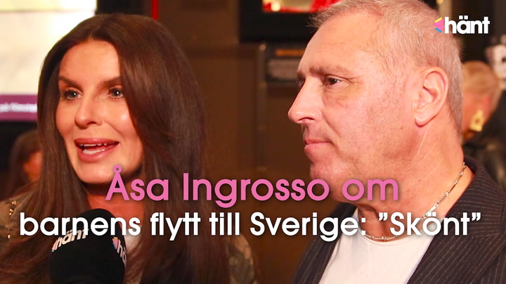 Åsa Ingrosso om barnens flytt till Sverige: ”Skönt”