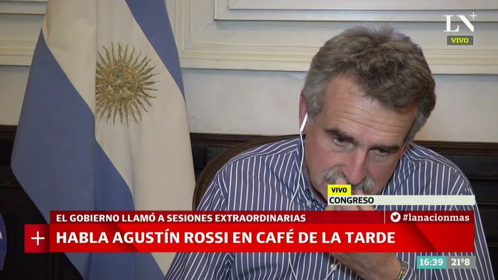 Agustín Rossi habló sobre el submarino ARA San Juan en Café de la tarde