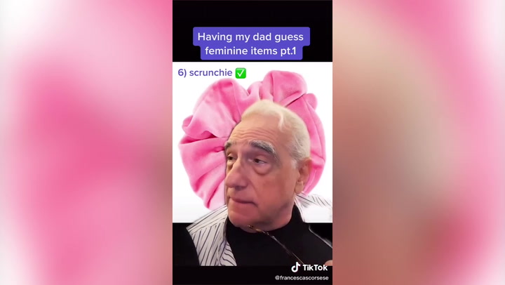 Martin Scorsese tries to guess feminine products on TikTok