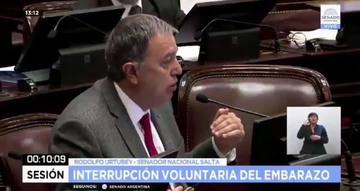Los polémicos dichos del senador Urtubey sobre la violación - Fuente: Senado Argentina