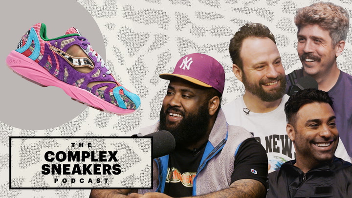 New York designer and rapper Jae Tips has been making waves this year with the release of his Saucony Grid Azura 2000 collaboration. Here, he joins the podcast to talk about his long history in the footwear industry—from working chaotic Foamposite drops at Foot Locker to reselling in the streets of New York to landing his own official collaboration. Elsewhere on the episode, the cohosts talk about those nasty fakes that landed on Shein, the bad rumor about Travis Scott’s SB Dunks restocking, and what’s next for Nike in terms of innovation.

Looking for the Complex Sneakers Podcast Dad Hats? Shop on Complex Shop now!

https://shop.complex.com/products/the-complex-sneakers-podcast-dad-hat-white

https://shop.complex.com/products/the-complex-sneakers-podcast-dad-hat-black


