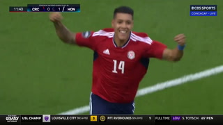 Orlando Galo puso el 1-1 para Costa Rica ante Honduras