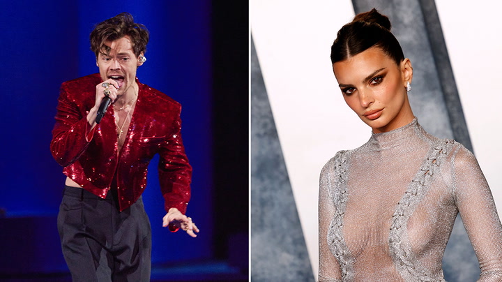 Harry Styles and Emily Ratajkowski spotted kissing