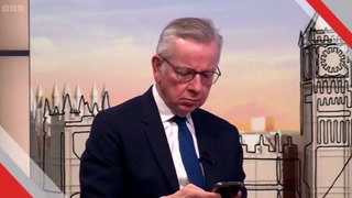 Michael Gove makes awkward phone blunder during live TV interview