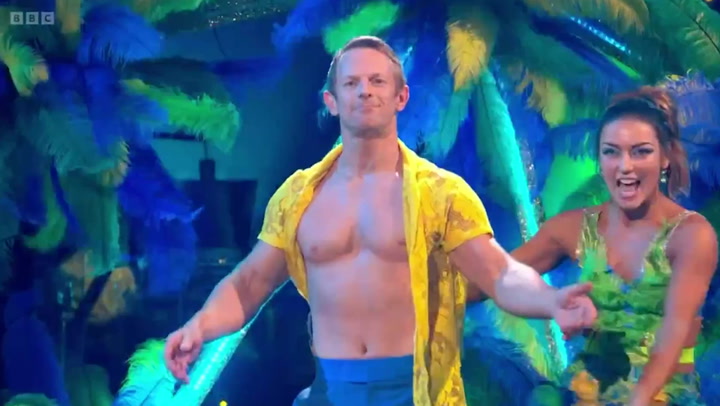 Strictly's Jody Cundy gets his shirt ripped open during salsa, Culture