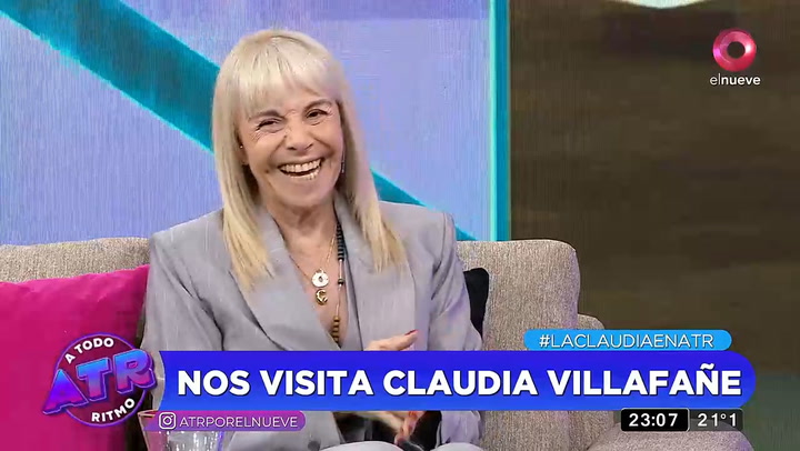 Claudia Villafane hablo del vinculo con sus nietos