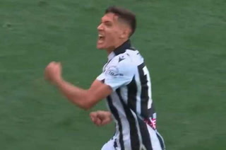 Gol de Nahuel Molina en la derrota de Udinese