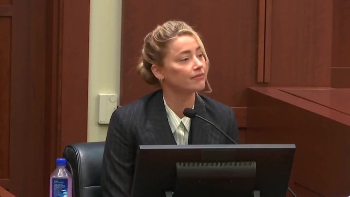 Jury shown knife Amber Heard gave Depp as she says: ‘I wasn't worried he was going to stab me’