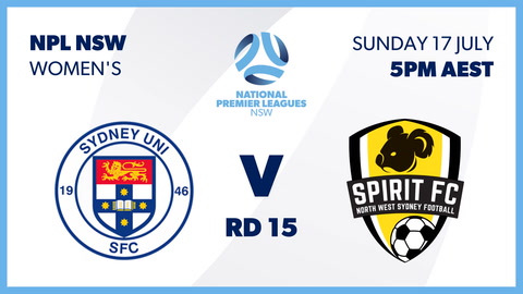 Sydney University SFC v NWS Spirit FC