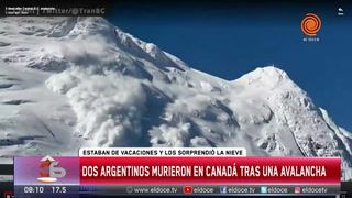 Quiénes eran los dos argentinos que murieron en una avalancha en Canadá