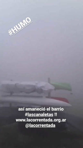 Lalo Mir compartió en su Instagram cómo se ve la nube de humo desde San Pedro