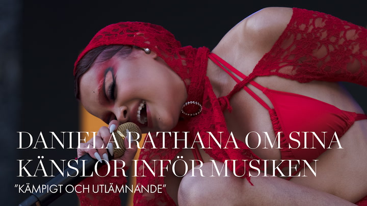Daniela Rathana om sina känslor inför musiken "kämpigt och utlämnande"