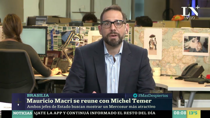Macri se reúne con Michel Temer - Alberto Armendariz en Más Despiertos