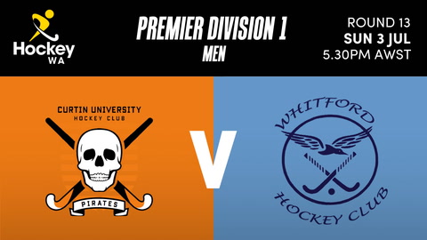 3 July - Hockey WA Mens - R11 - Curtin University v Whitford