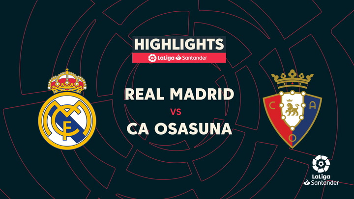 LaLiga (J7): Resumen y goles del Real Madrid 1-1 Osasuna