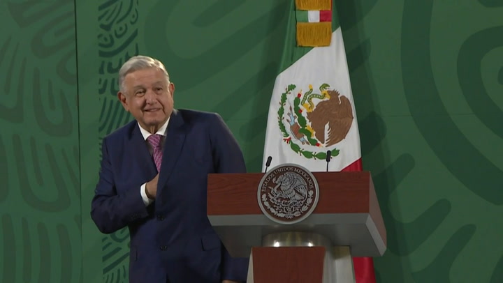 Andrés López Obrador reapareció el lunes luego de recuperarse del coronavirus - Fuente: AFP