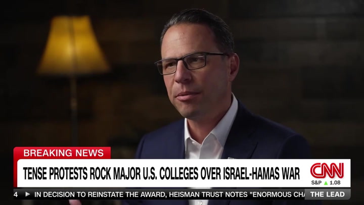 PA Gov. Shapiro: Lefties Opposed to Israel's Existence Must See 'Binary' Between Trump, Biden, Will 'Come Back' to Biden