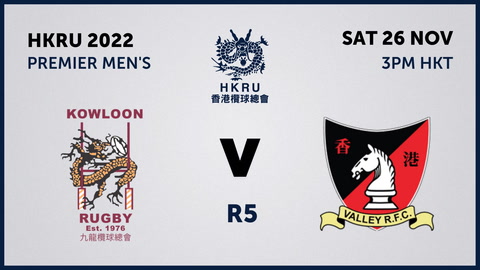 Kowloon Rugby Football Club v SG Valley RFC