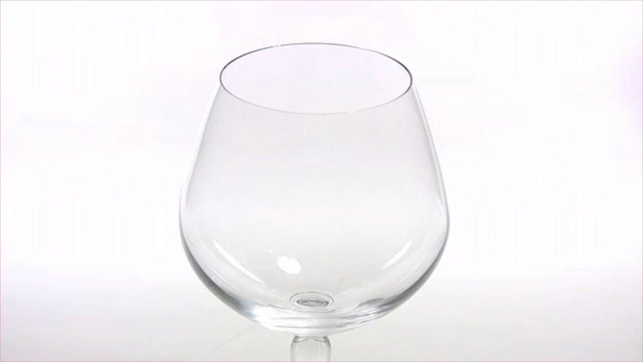 Sold at Auction: A set of five square bottom stemmed wine glasses
