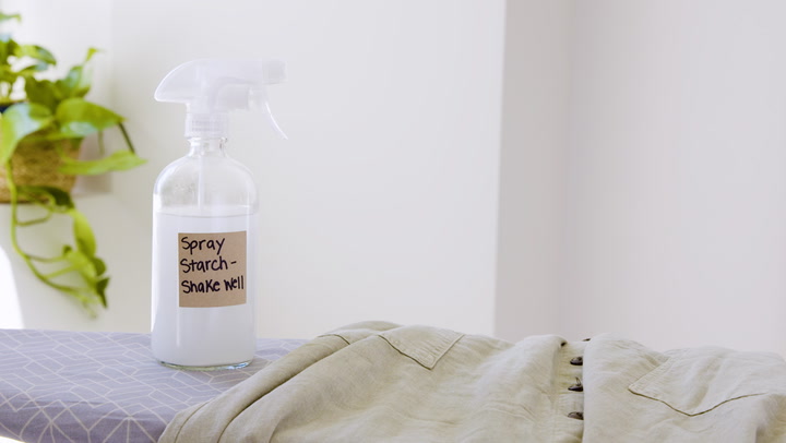 Make your own spray starch, Ironing starch