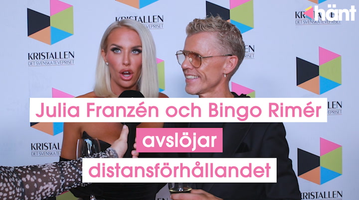 Julia Franzén och Bingo Rimér avslöjar – sanningen bakom distansförhållandet