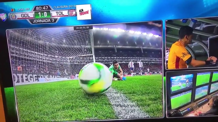 Anularon un gol válido en México después de revisarlo durante 7 minutos - Fuente: Twitter