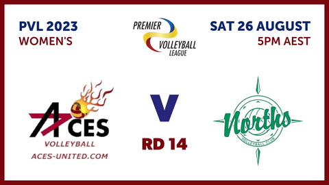 26 August - PVL - R14 - Womens - Aces v Norths