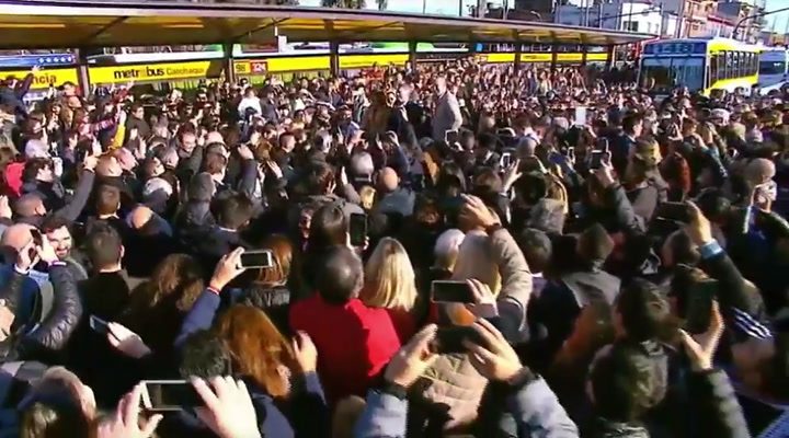 El discurso de Mauricio Macri en la inauguración del Metrobus Quimes - Fuente: Casa Rosada