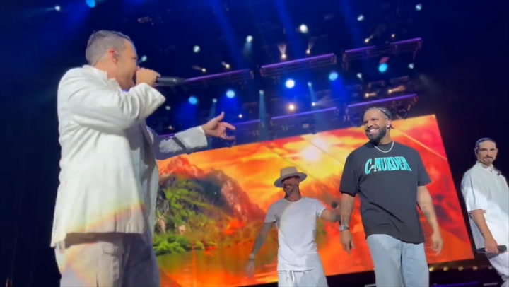 Drake joins Backstreet Boys on stage for ‘I Want It That Way’ in Toronto