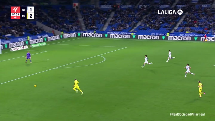 Gol de Sorloth (1-3) en el Real Sociedad 1-3 Villarreal