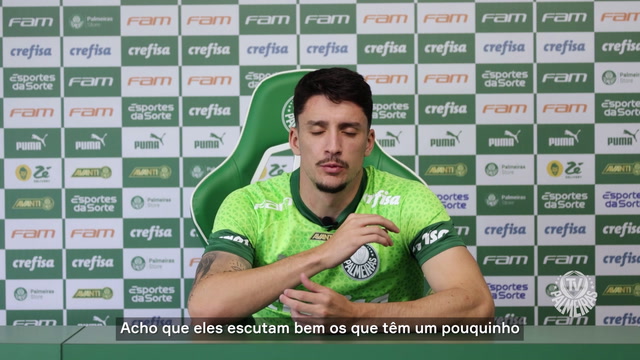 Piquerez sonha em tri do Brasileirão e elogia garotos do Palmeiras: "Ficamos felizes"
