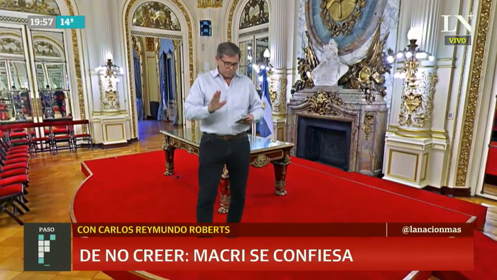 El presidente Macri 'habló por teléfono' con Carlos Roberts